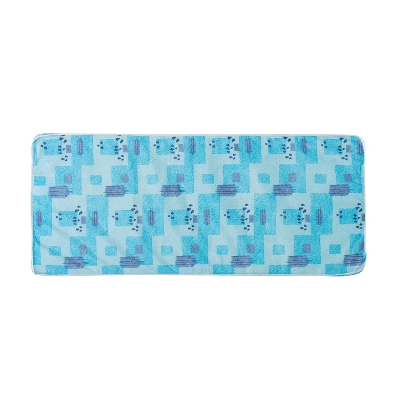 Kingfisher Lane Transitional Metal Folding Bed with Four Casters in Blue