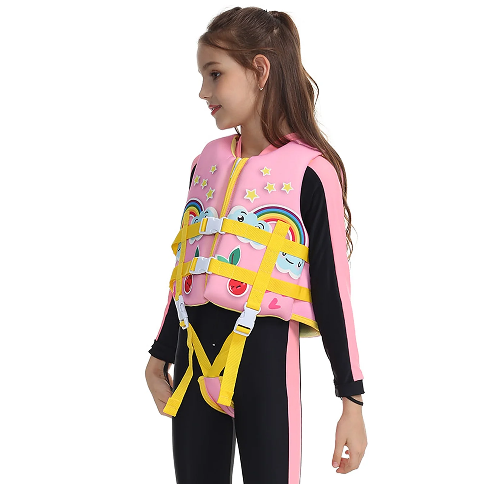 Andoer Life Jacket,Vest Flotation Swimwear Swimsuit L-xl Kids Under 66lbs Enhanced Vest Kids Under Kids Vest Kids