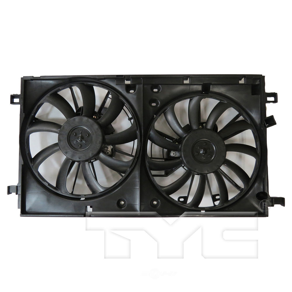 TYC 624530 Dual Radiator And Condenser Fan Assembly