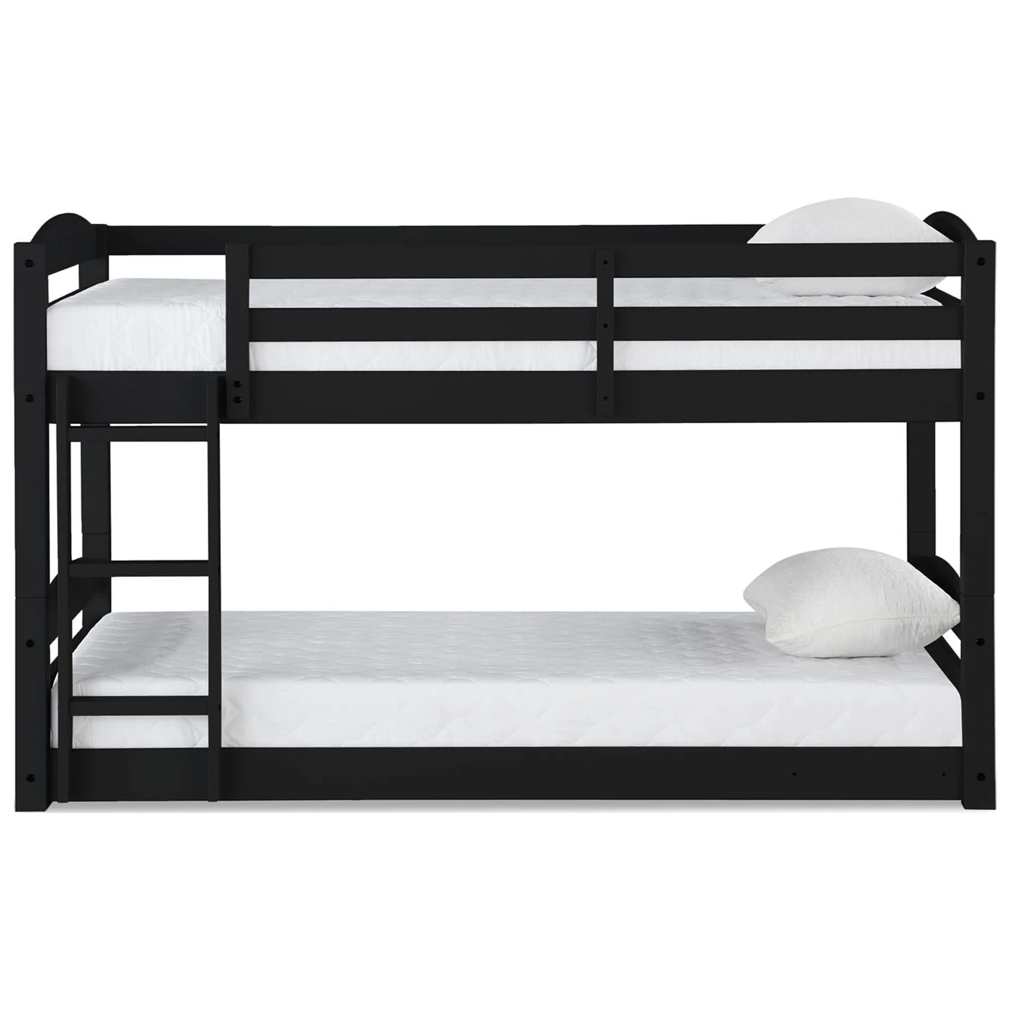 Dorel Living Sierra Twin Bunk Bed in Black