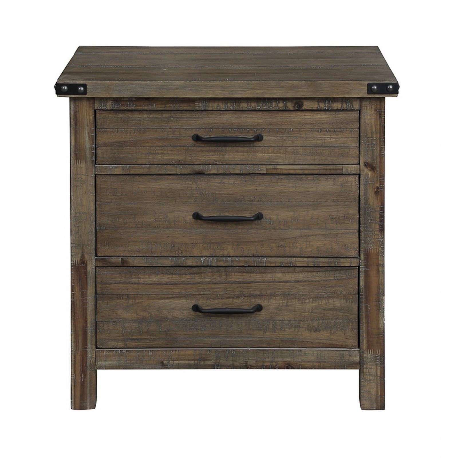 New Classic Galleon 5-Piece Wood Cal King Bedroom Set in Walnut