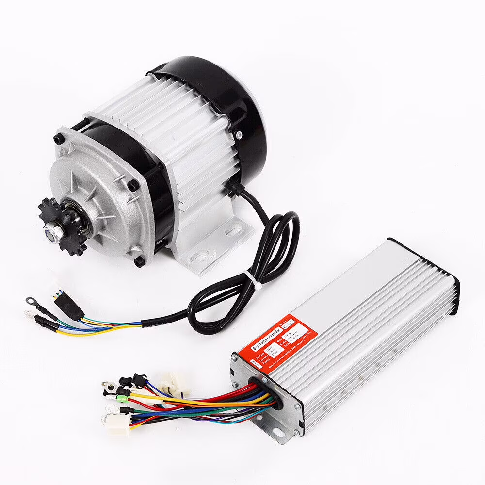 750W 48V Brushless Electric Motor Kit Controller Pedal E-Bike Go Kart ATV Trike