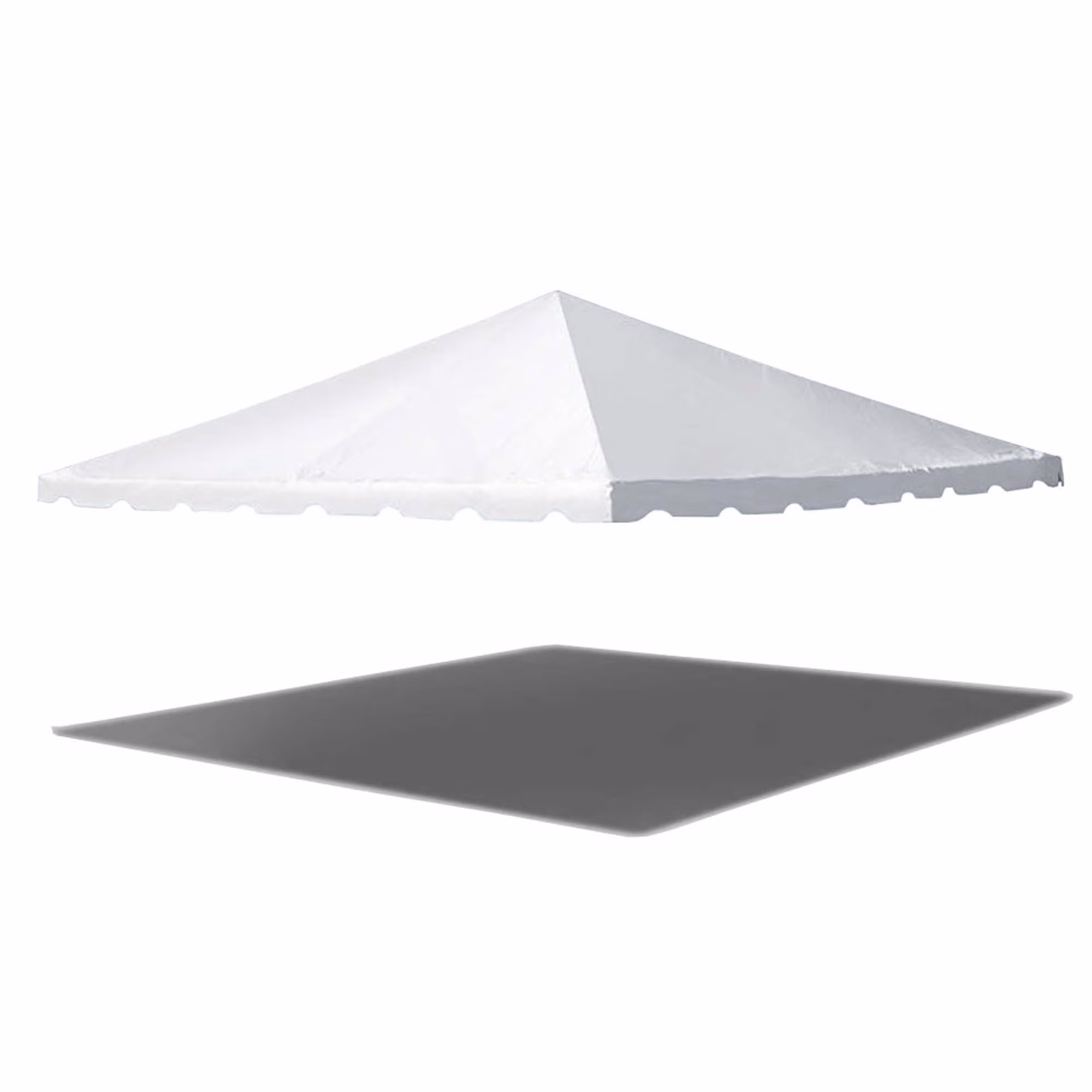 TentandTable West Coast Frame Outdoor Canopy Tent, Top Only, White, 20 ft x 20 ft