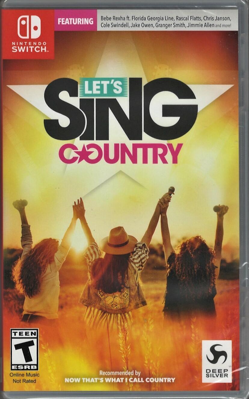 Let''s Sing Country NSW (Brand New Factory Sealed US Version)