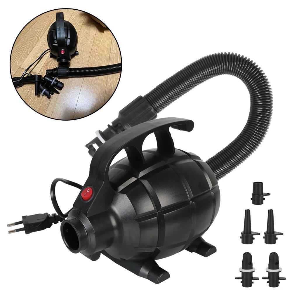 Home Household Camping Utility Tool 600W Air Compressor Air Bed Air Inflation Tool EU/US Plug Electric Air Pump Portable Air Mat EU Plug