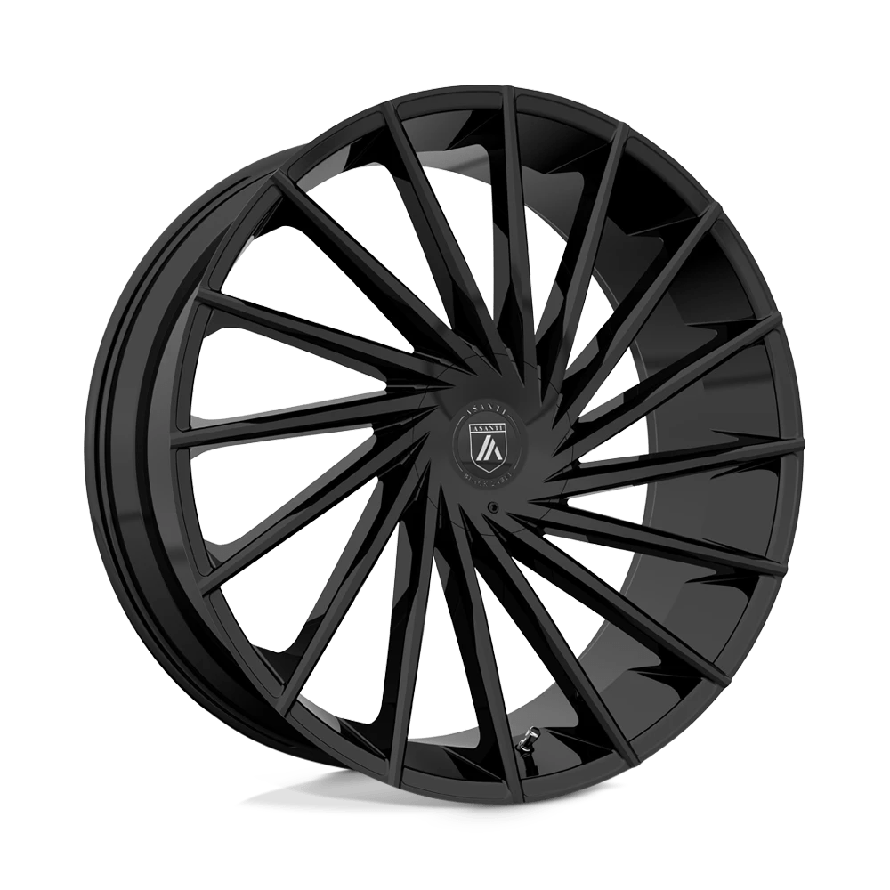 20x8.5 Asanti Black ABL-18 Matar Gloss Black Wheel 6x120/132 (30mm)