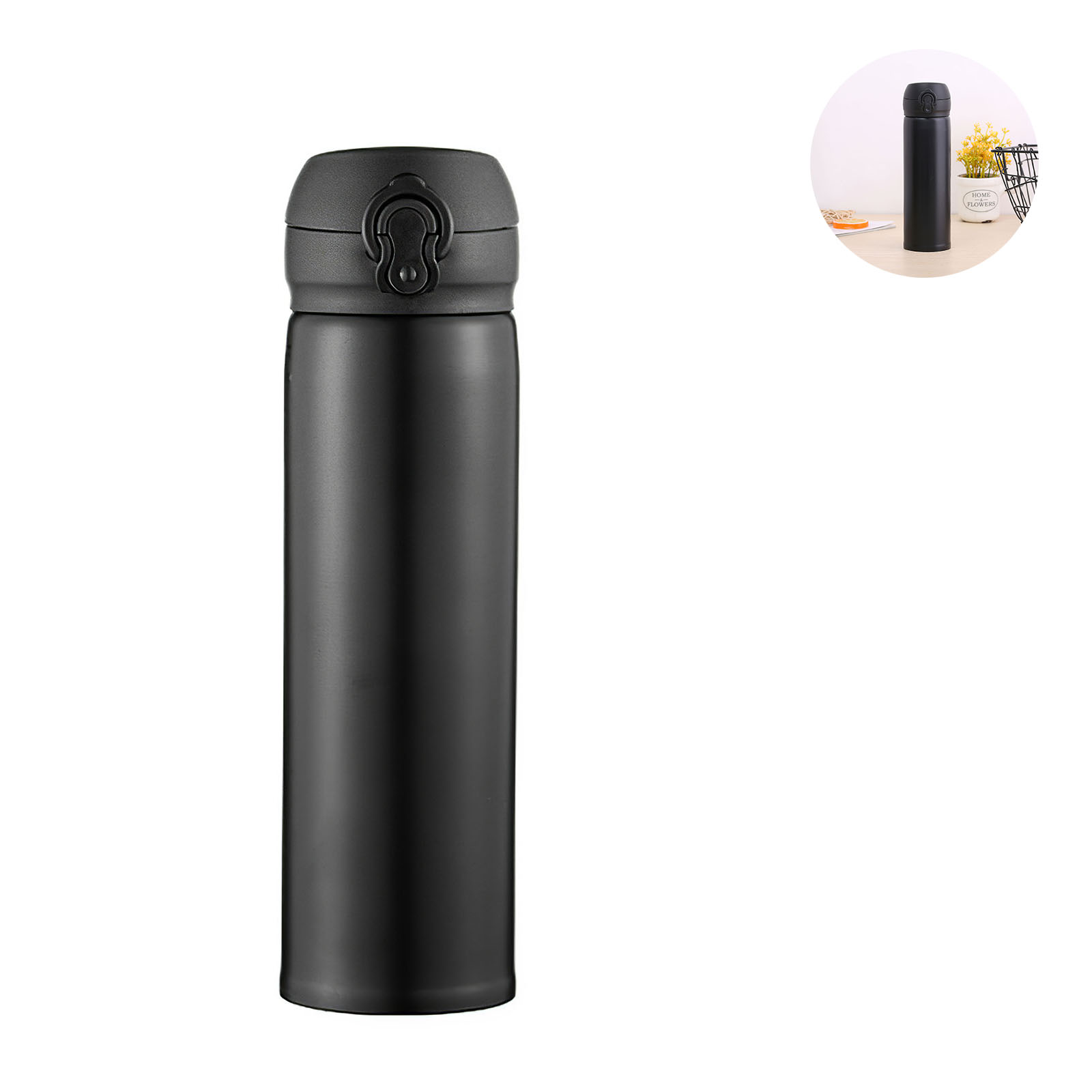 17oz Thermal Bottle Stainless Steel Vacuum Insulated Cup Travel Mug Office Coffee Tea keep Warm Water Bottle Cups