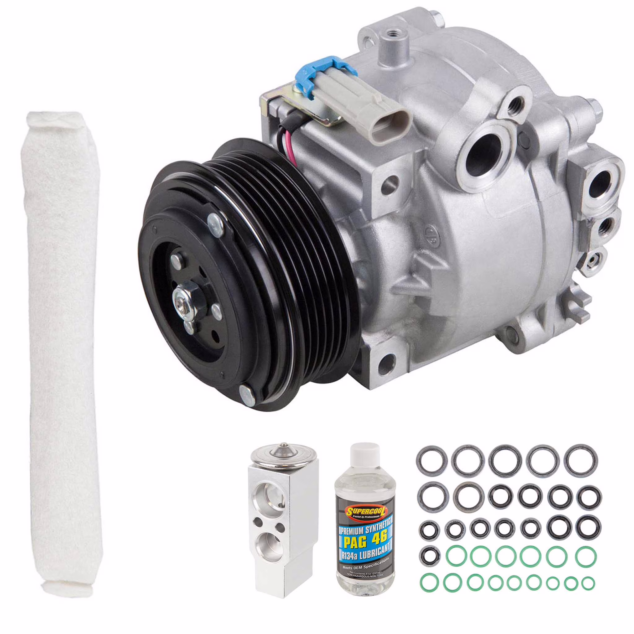 For Chevy Sonic & Trax AC Compressor w/ A/C Repair Kit - Buyautoparts Fits select: 2015 CHEVROLET TRAX, 2014-2015 CHEVROLET SONIC