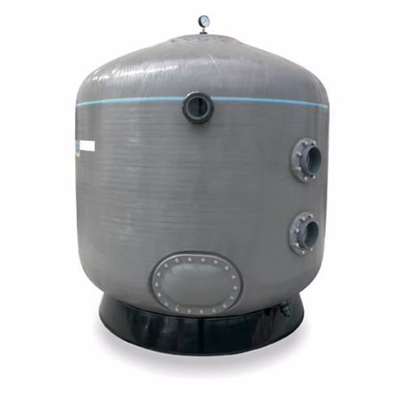 Waterco 22501206801NA 48 in. 88 PSI SMD1200 Micron Commercial Vertical Sand Filter with 3 in. Bulkhead Connections