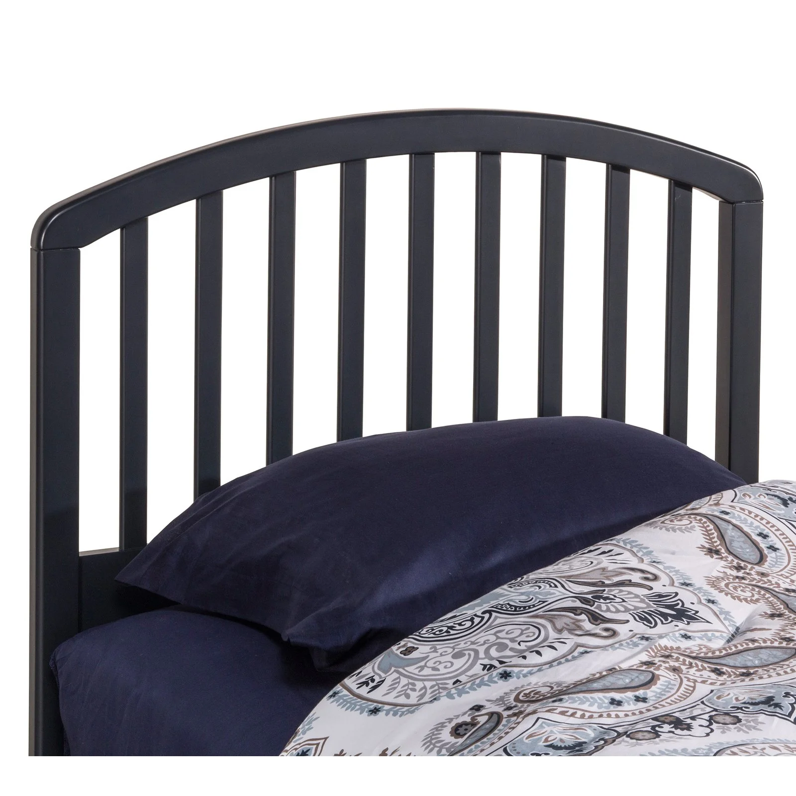 Hillsdale Furniture Caroline Traditional Slat Wood Headboard, Twin, Navy