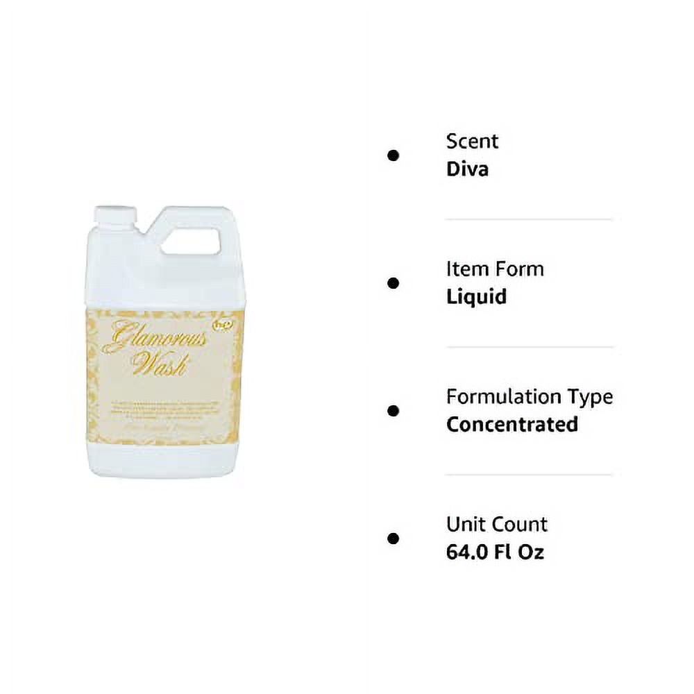 Tyler Glam Wash Laundry Detergent, Diva, Liquid, 64 Fl Oz (Half Gallon) HE Safe