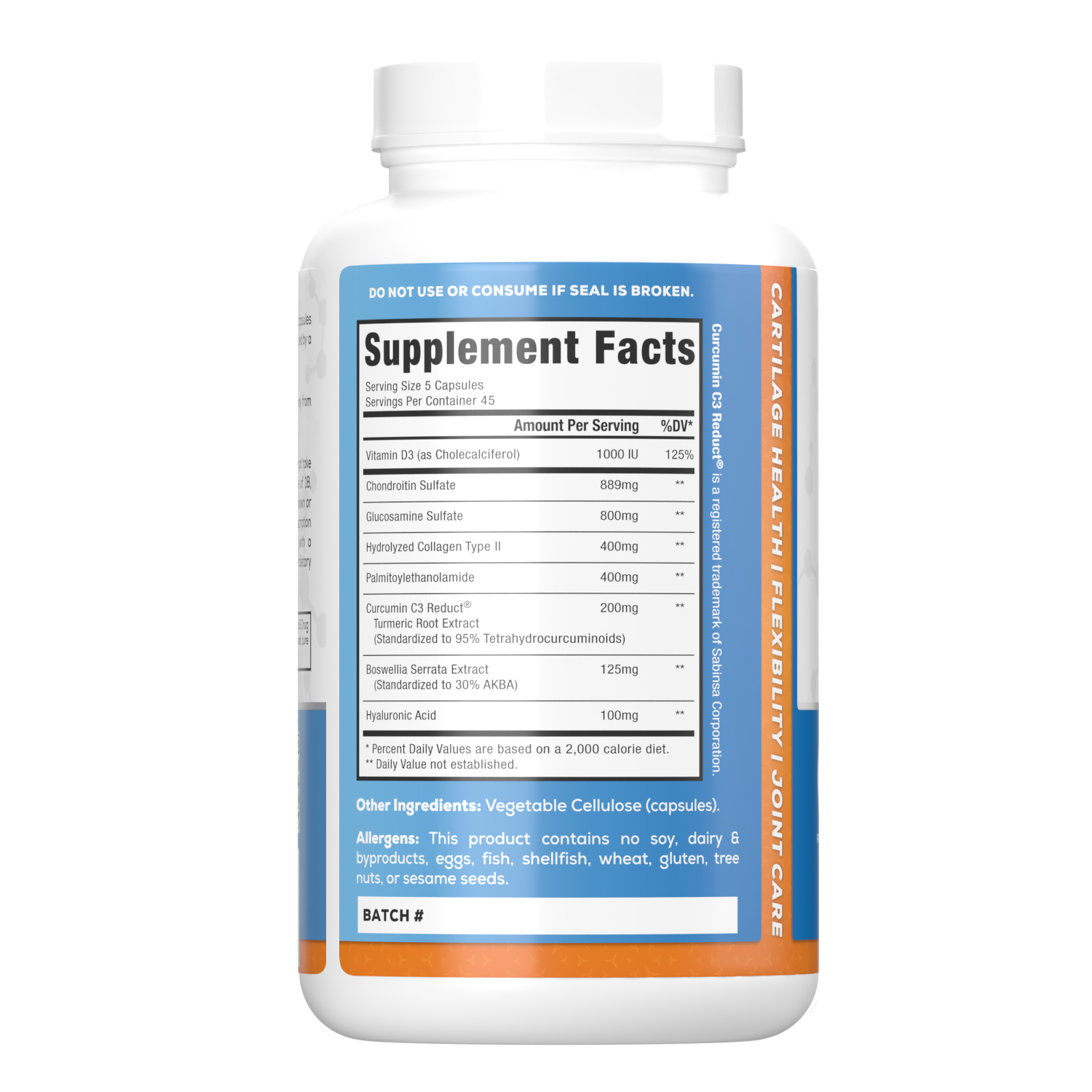 HARVEST NATURALS OsteoPoint Joint Health Complex w/Palmitoylethanolamide Capsules | 225 Pill Count | Promotes Joint Health, Natural Relief Management | Lab Tested Ingredients