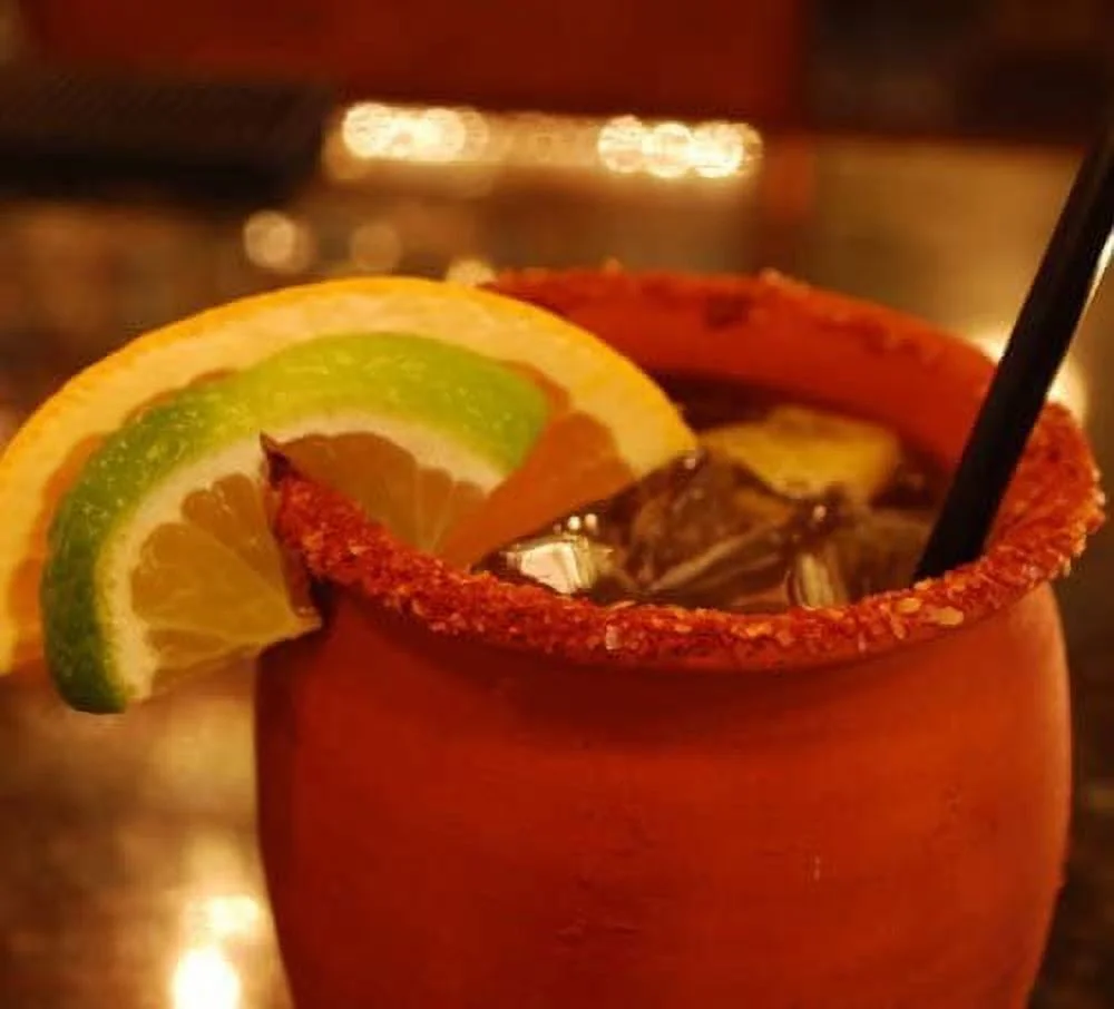 La Mexicana Cantarito de Barro Natural, Clay Cups, Set of 4