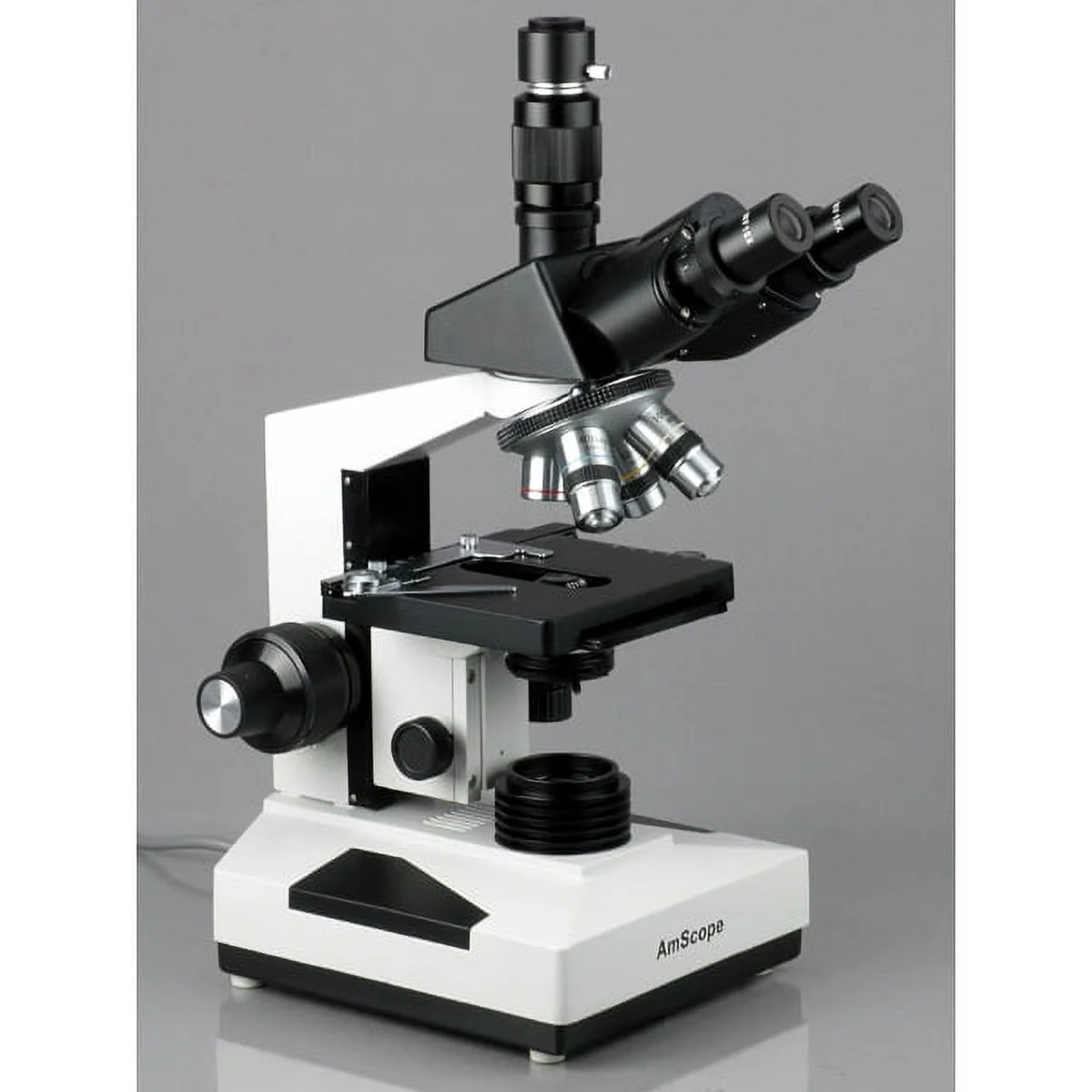 AmScope 40X-2000X Lab Clinic Veterinary Trinocular Microscope with 10MP Camera New