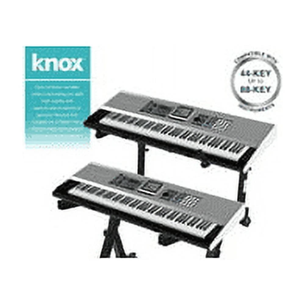 Knox Gear Z-Style Two Tier Electronic Keyboard Piano Stand (Version 2)