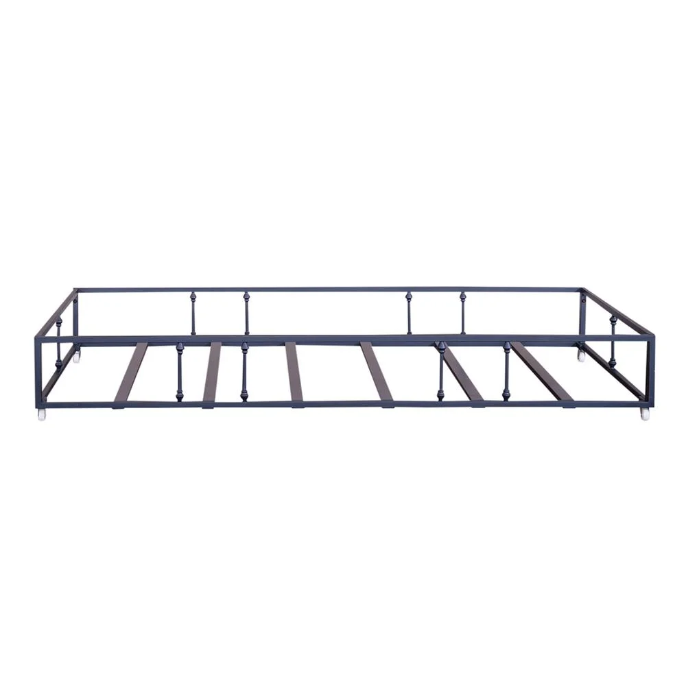 Liberty Furniture Twin Metal Trundle - Navy Vintage Silver