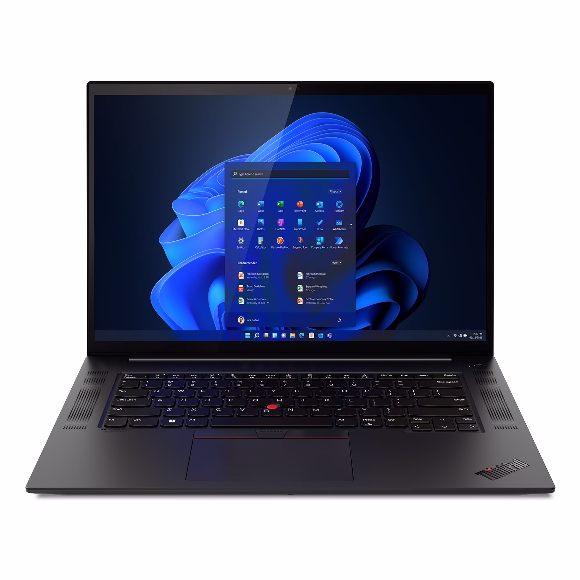 Lenovo ThinkPad X1 Extreme Gen 5 Intel Laptop, 16
