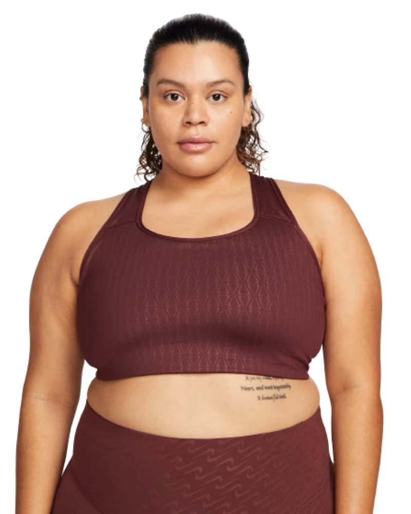 Nike Dri-FIT Swoosh Women's Medium-Support Padded Sports Bra Plus Size 3X DH4628-273