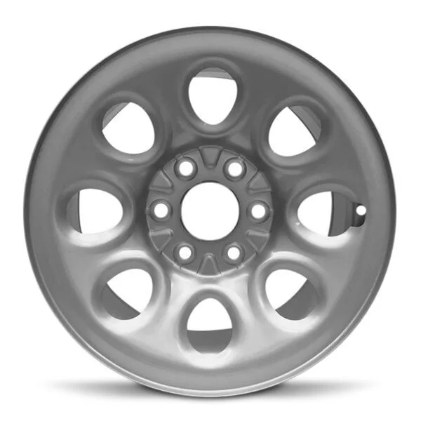 New 17x7.5 inch Wheel for Chevy Suburban 1500 2007-2014 Silver Painted Steel Rim
