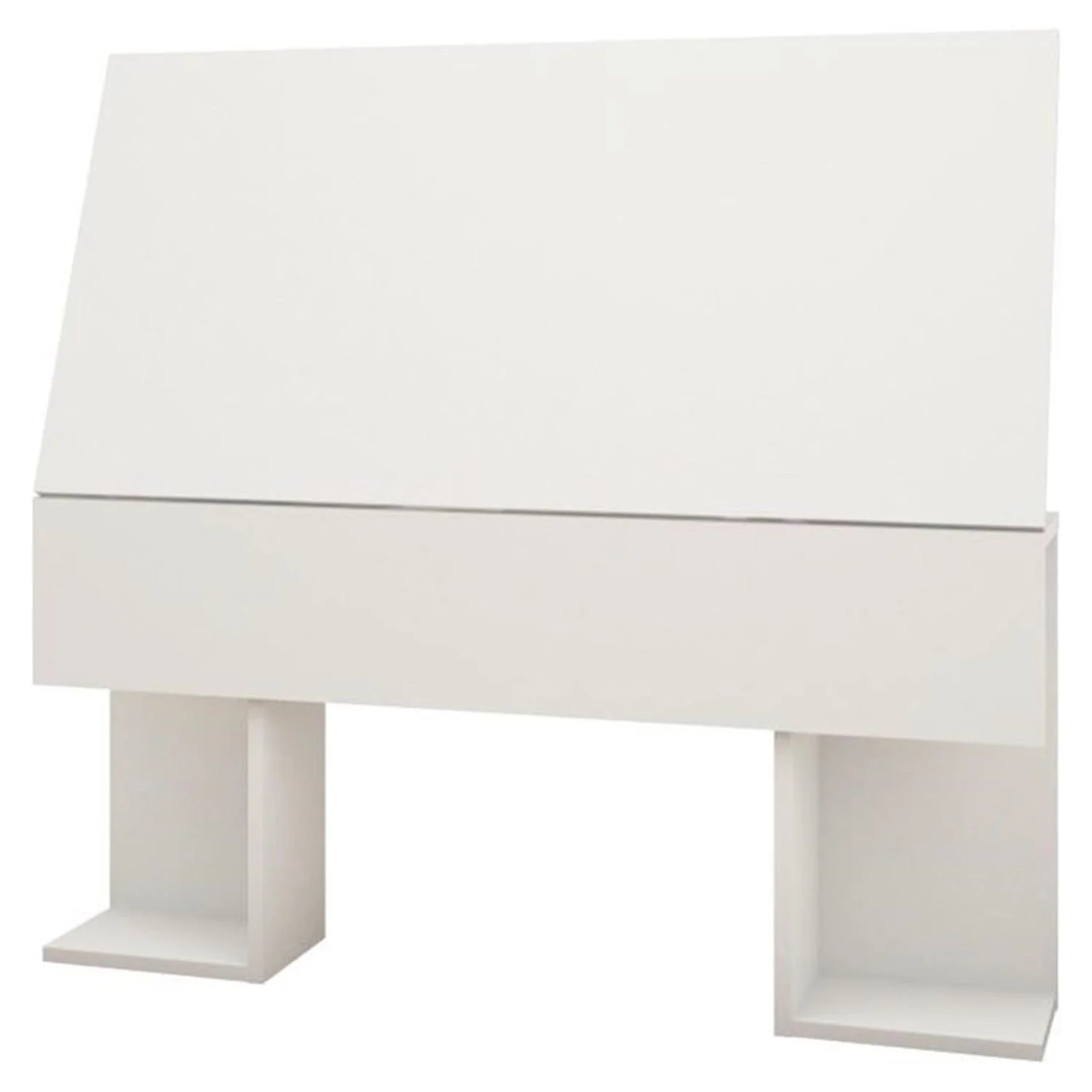 Nexera Compass Engineered Wood 2-Piece Twin Bedroom Set in White