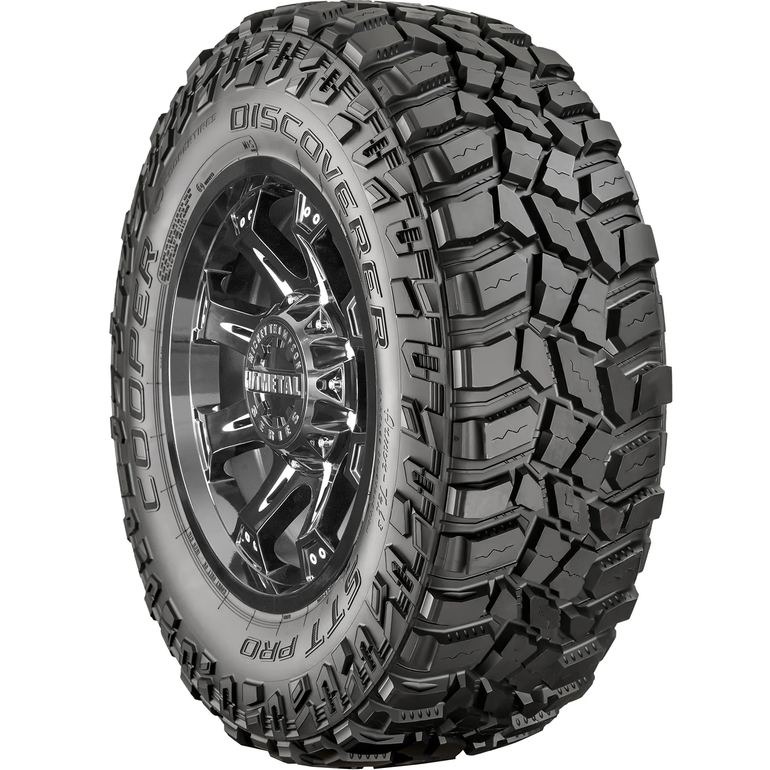 Set of 4 (FOUR) Cooper Discoverer STT Pro LT 37X12.50R17 Load D (8 Ply) MT M/T Mud Tires