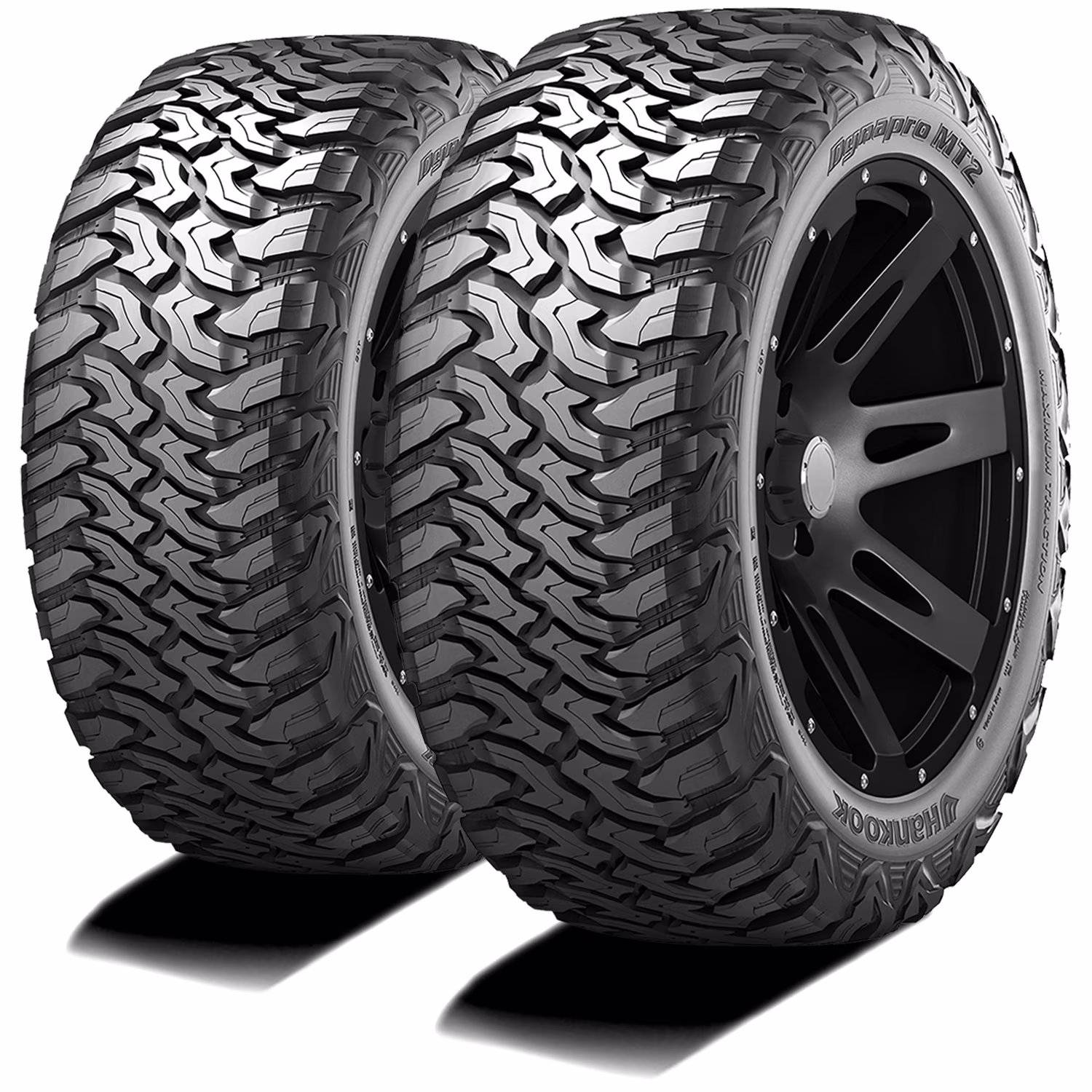 Pair of 2 (TWO) Hankook Dynapro MT2 LT 235/80R17 Load E 10 Ply MT M/T Mud Tires Fits: 2003-04 Dodge Ram 3500 Laramie, 2007 Dodge Ram 3500 TRX4
