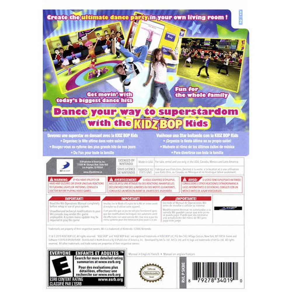 Kidz Bop: Dance Party! - Nintendo Wii