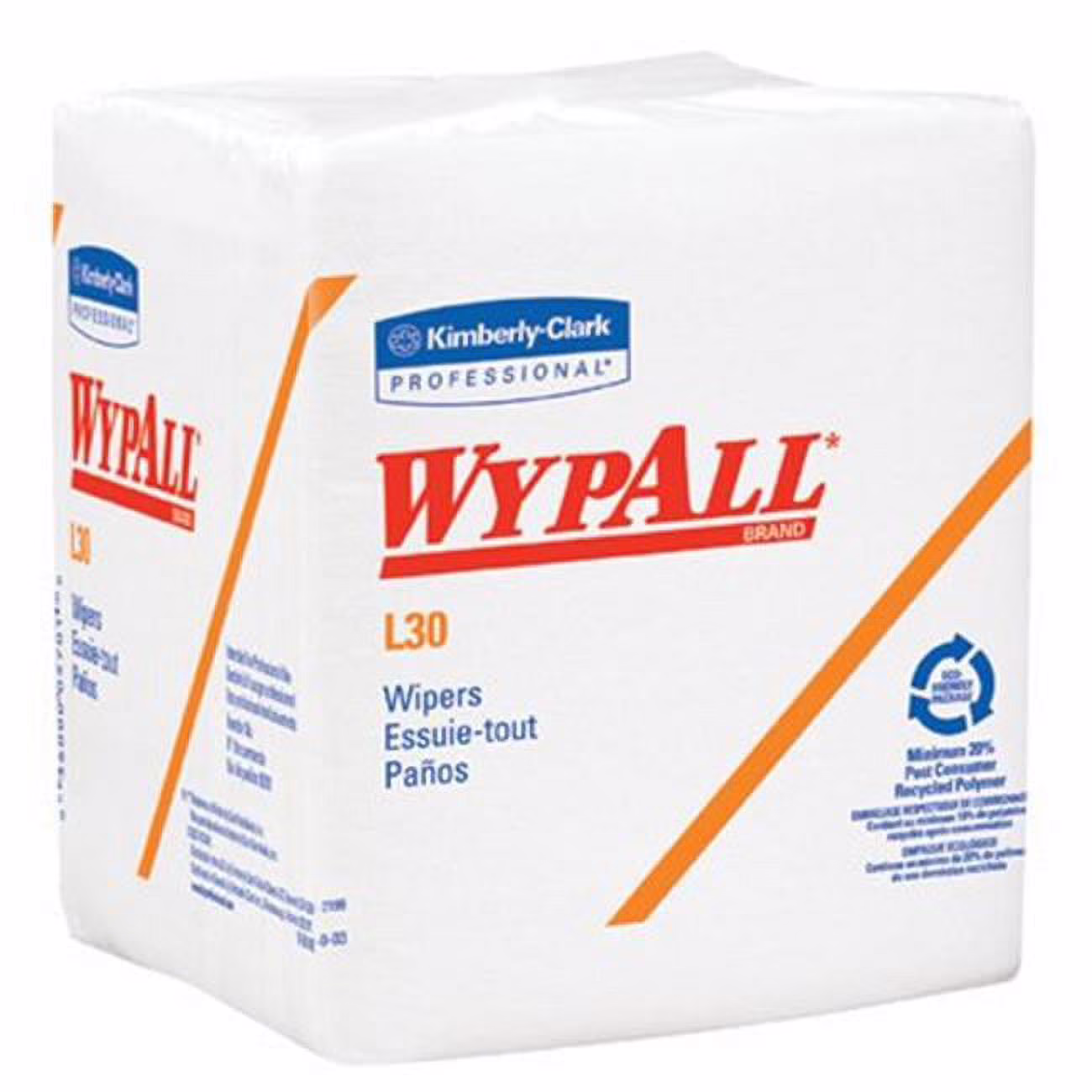 Kimberly-Clark Professional  Wypall L30 Economizer Wipers Wht Q-Fold 12Bx-Ca