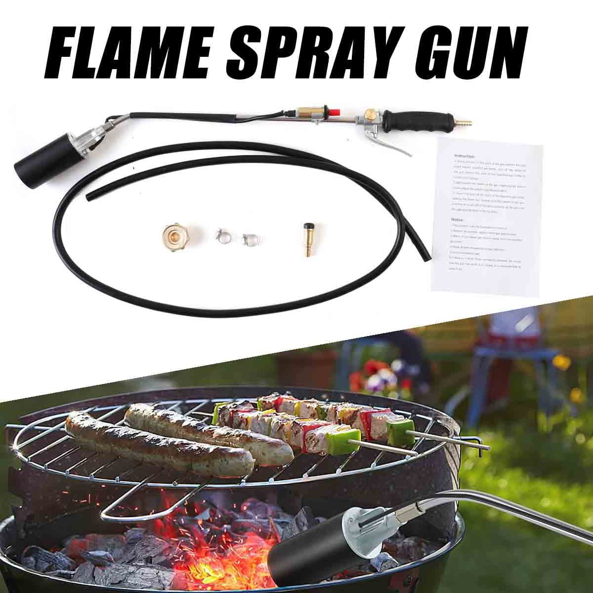ECUTEE Propane Torch Weed Burner 500,000BTU Burner Torch with 2 Electronic Igniters & 79 inch Hose for Making Weeding, Snow Melting