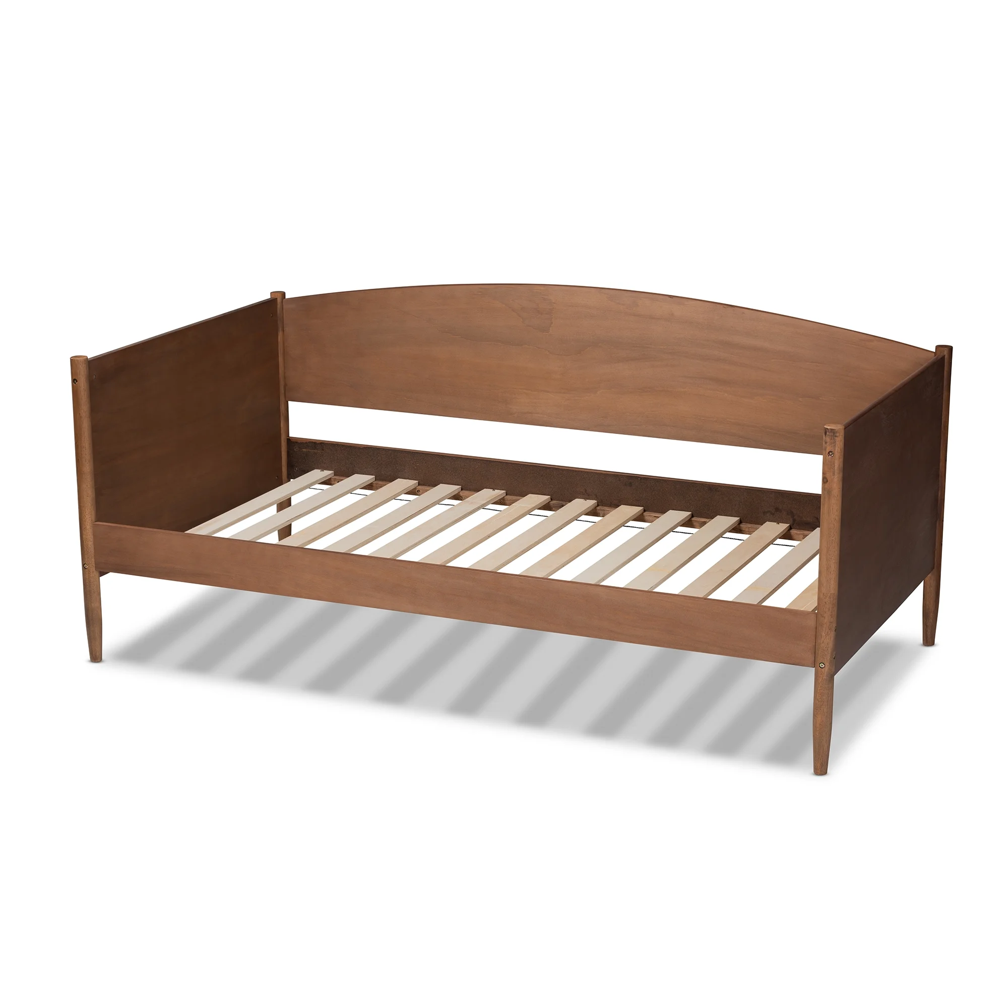 Baxton Studio Veles MidCentury Modern Ash Wanut Finished Wood Daybed