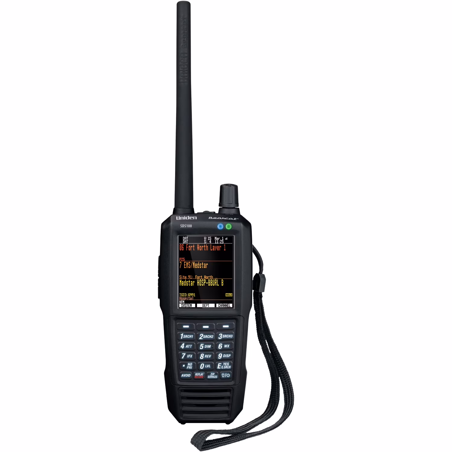 Uniden SDS100 True I/Q Digital Handheld Scanner