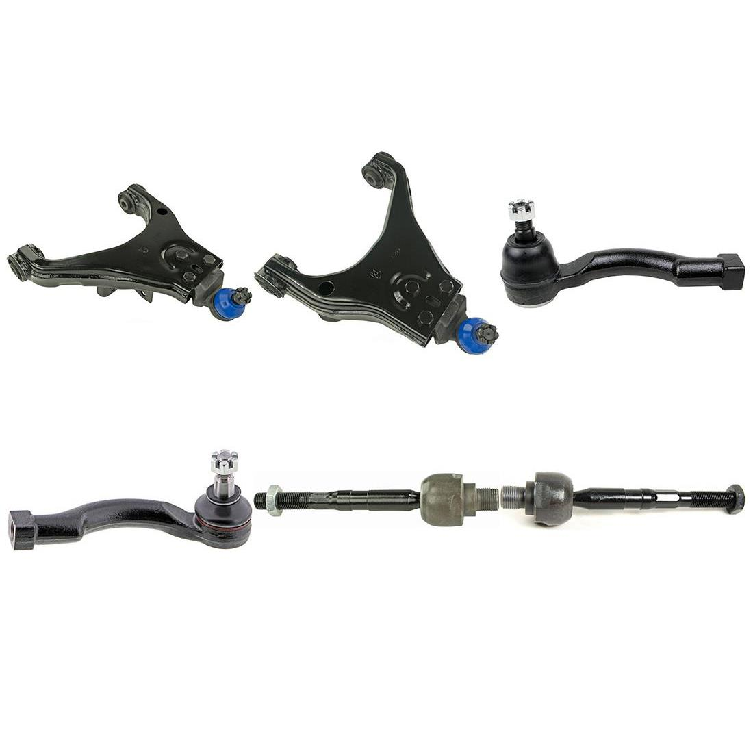 Mevotech 6pcs Front Tie Rod End Control Arm with Ball Joint For 2007-2008 Kia Sorento