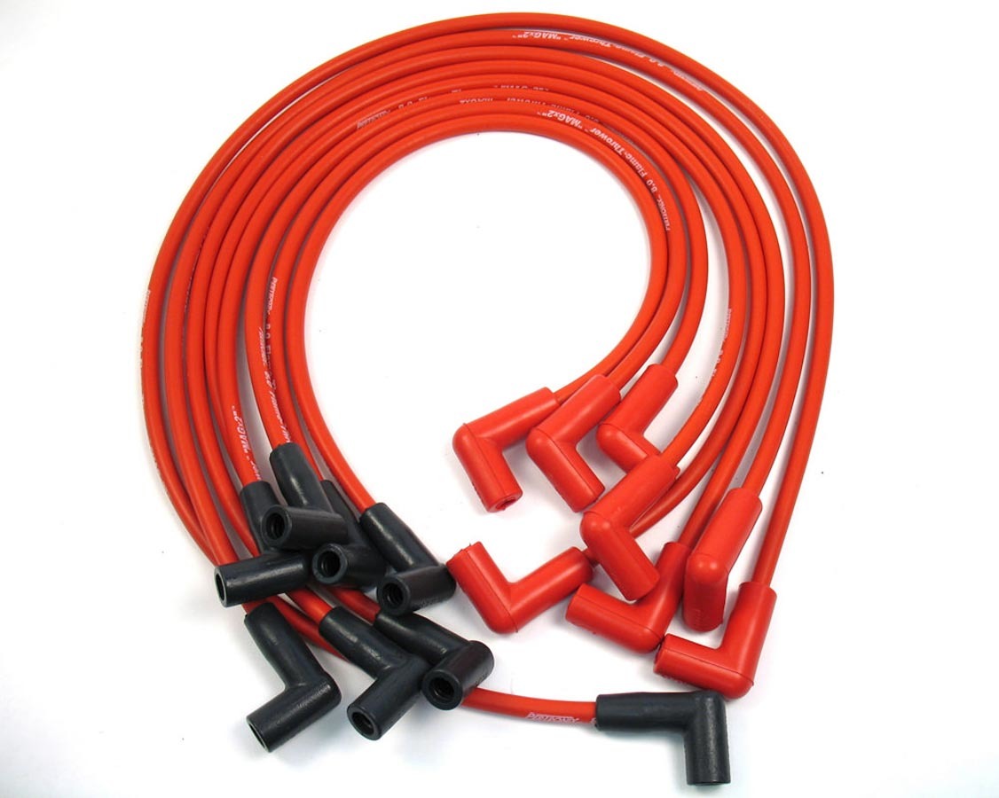Pertronix 808412 Flame-Thrower Red Custom Fit 8mm 8 Cylinder Spark Plug Wire