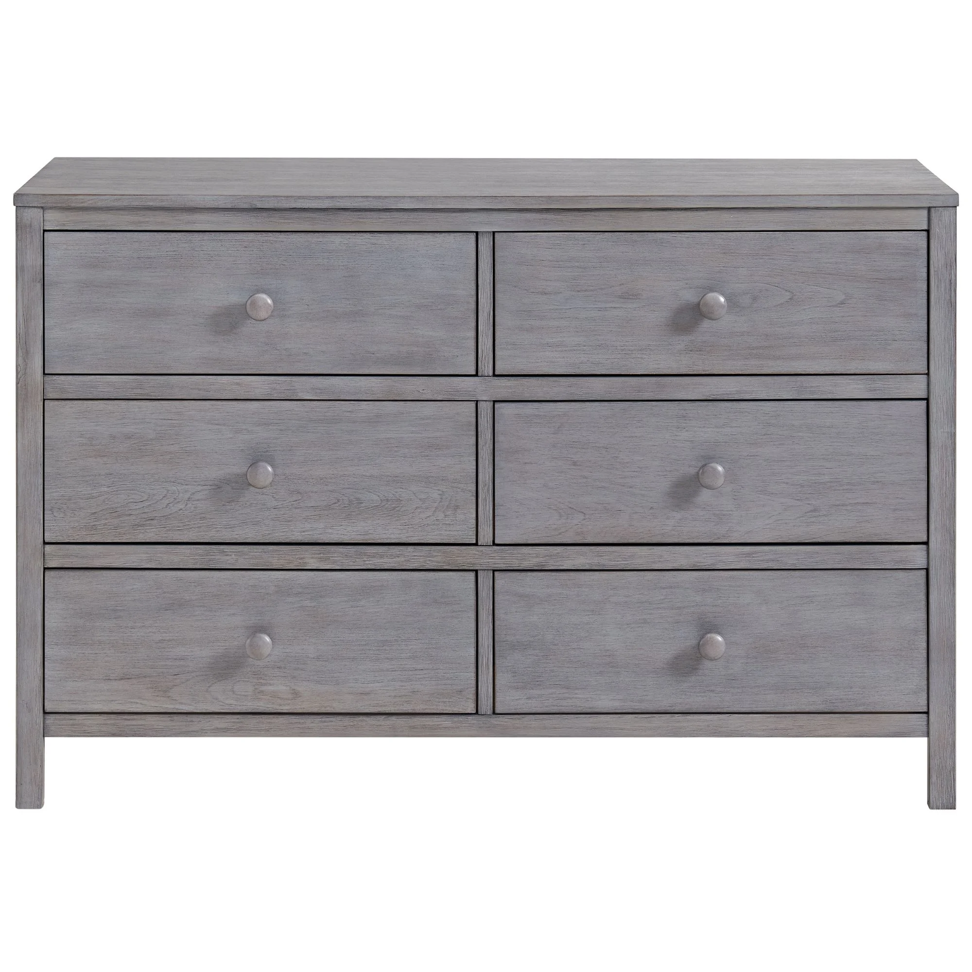 Oxford Baby Everlee 6 Drawer Dresser, Greystone