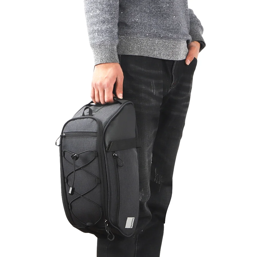 SAHOO Bike Rack Bag  Repellent Cycling Bike Rear Seat Bag Bike Trunk Cargo Pack Road Bike Carrier Bag