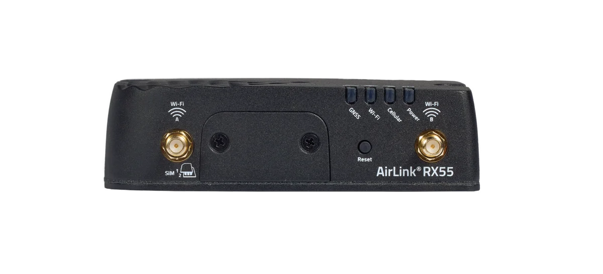 Sierra Wireless AirLink RX55 4G LTE-A PRO (CAT 7) Rugged Industrial Router with 1 year AirLink Complete - Wi-Fi 5 802.11ac - FirstNet Ready - 1104928