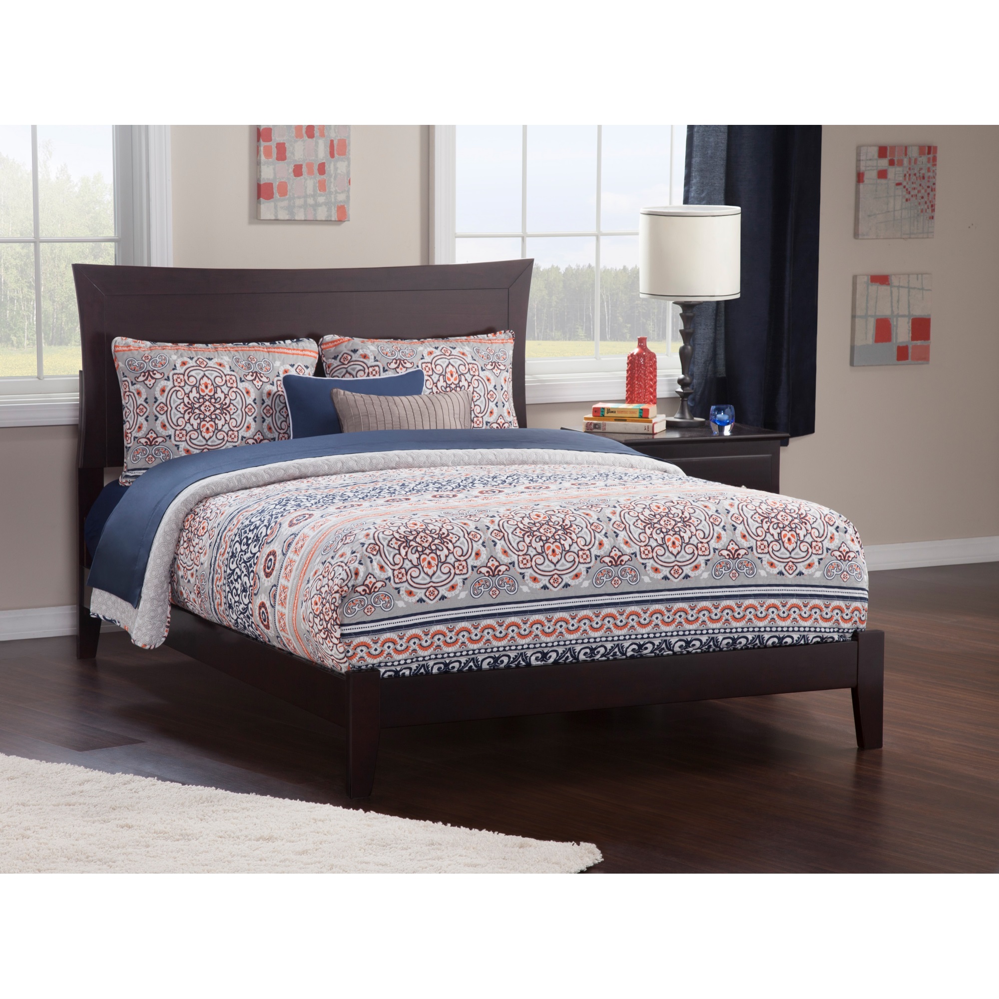 Atlantic Furniture Metro Low Profile Platform Bed F ES