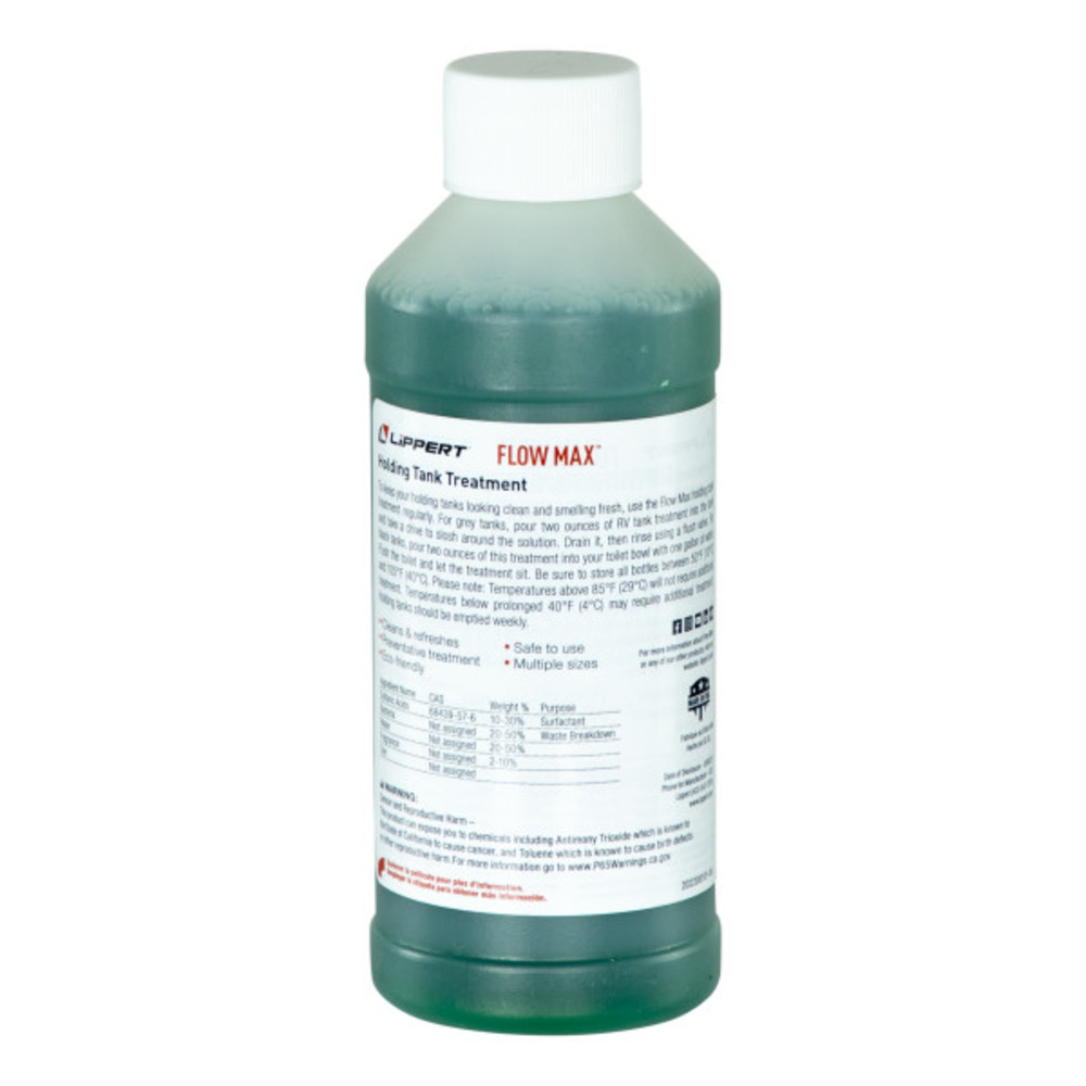 Lippert 2022116482 Flow Max Holding Tank Treatment - 8 oz. Bottles, 4-Pack