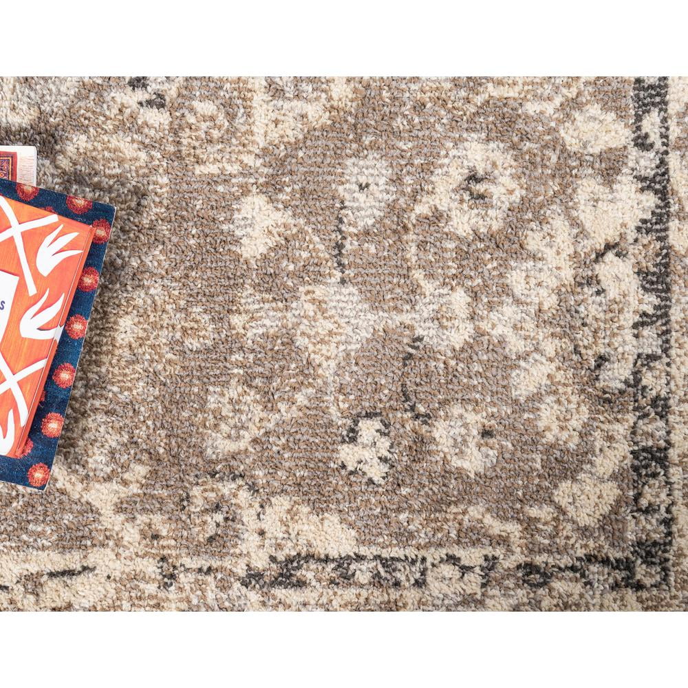 Unique Loom Krystle Penrose Rug Beige Brown/Gray 6' 1