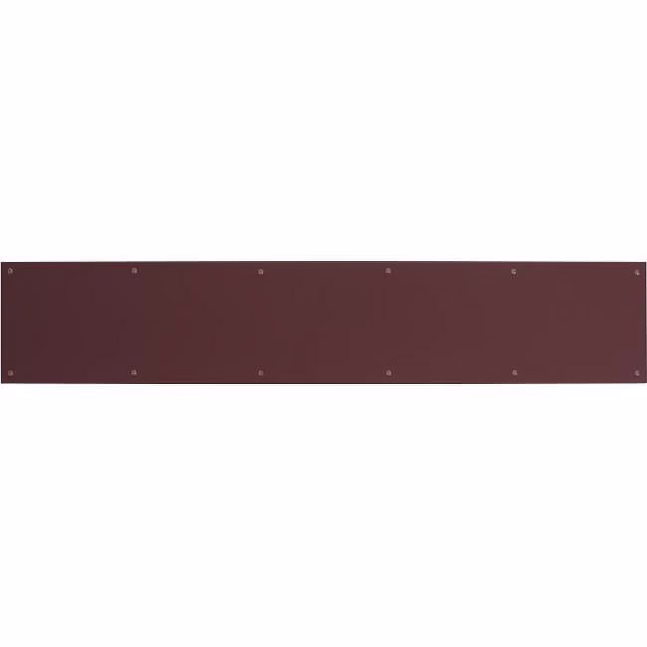 Brass Accents A09-P0628-WNRKP 6 x 28 in. Kick Plate - Screw Mount, Wine Red