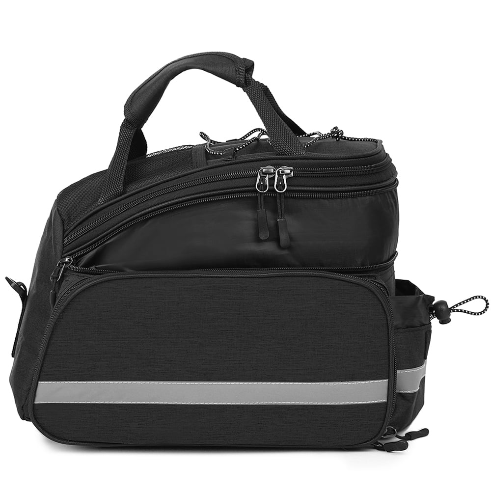 Rear Seat Bag Multifunction Expandable Waterproof MTB Pannier Bag Bike Rack Bag With Rain Cover