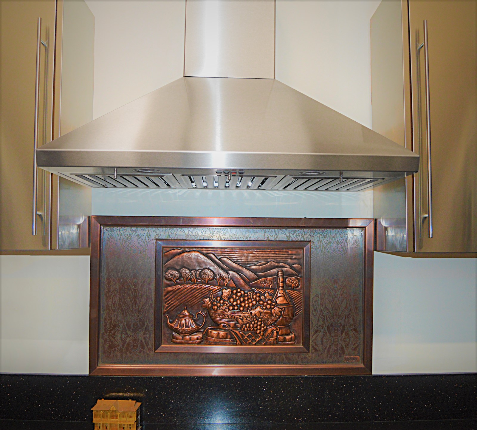 KOBE CHX8136SQB-1 Brillia 36-inch Wall Mount Range Hood, 3-Speed, 750 CFM, Fits Ceiling Height 7.5'-8.5'