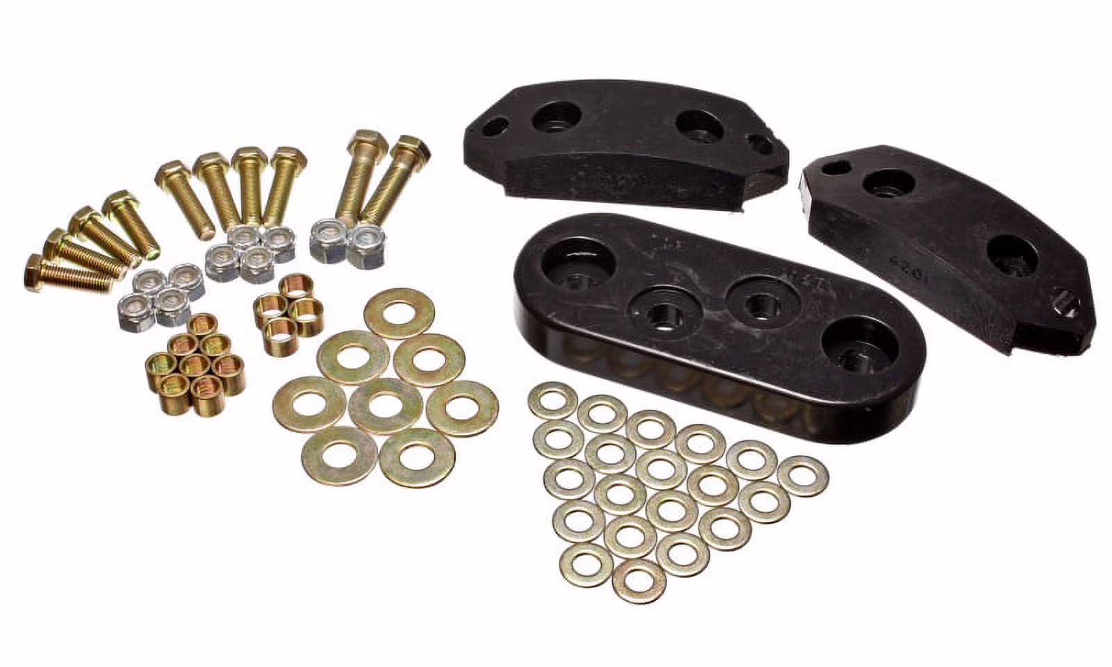 Energy Suspension 61-73 VW Beetle/70-73 Super Beetle Black Motor and Trans Mount Bushings (Inc H/W) Fits select: 1966-1973 VOLKSWAGEN TYPE 1