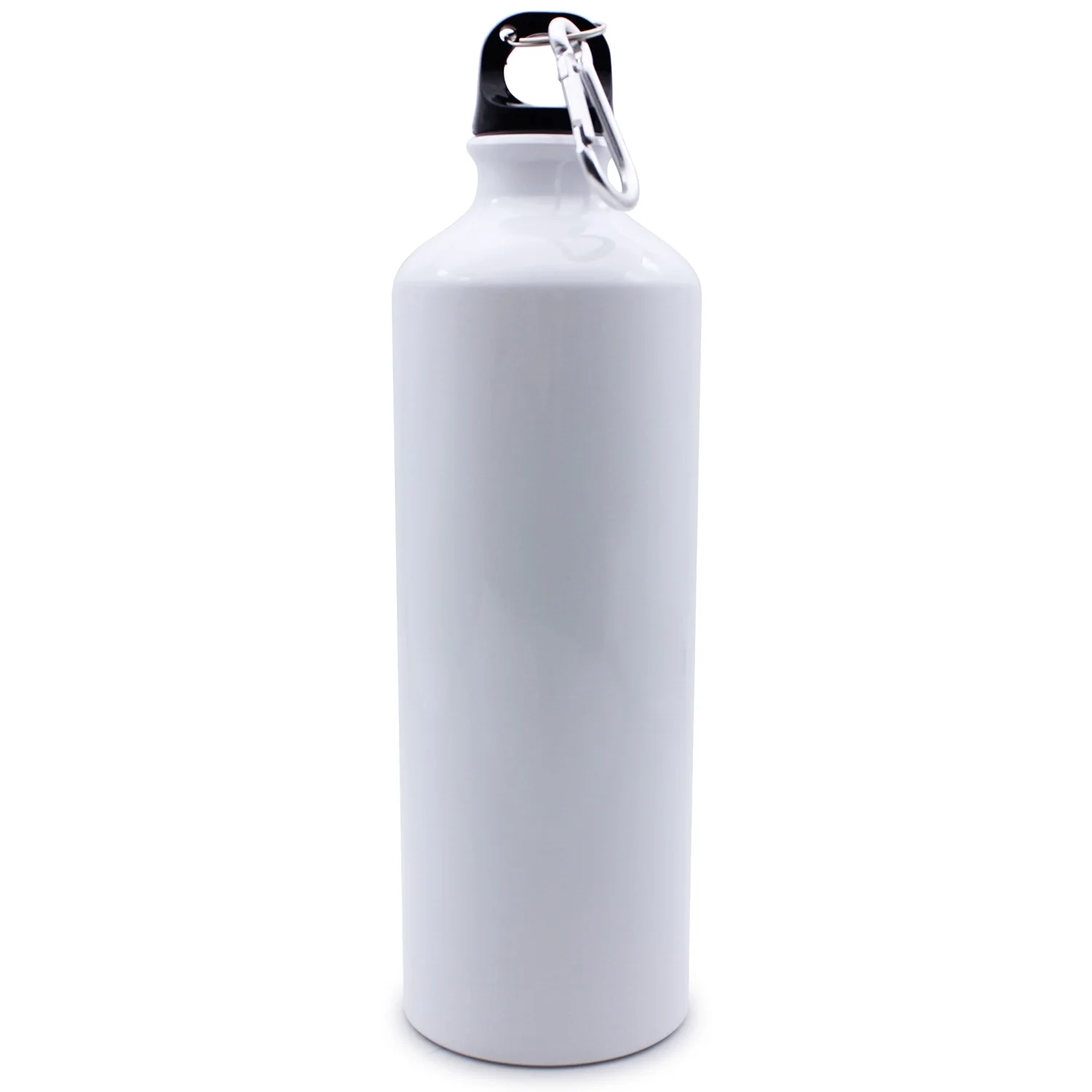 Qomolangma 60pcs 750ml Aluminum Sports Bottle for Sublimation Printing White