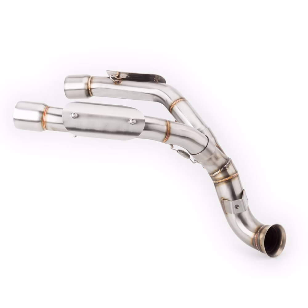 For KTM Duke 790 2018-2020 Slip-on Motorcycle Exhaust Mid Link Pipe Muffler 1-2 System 51mm