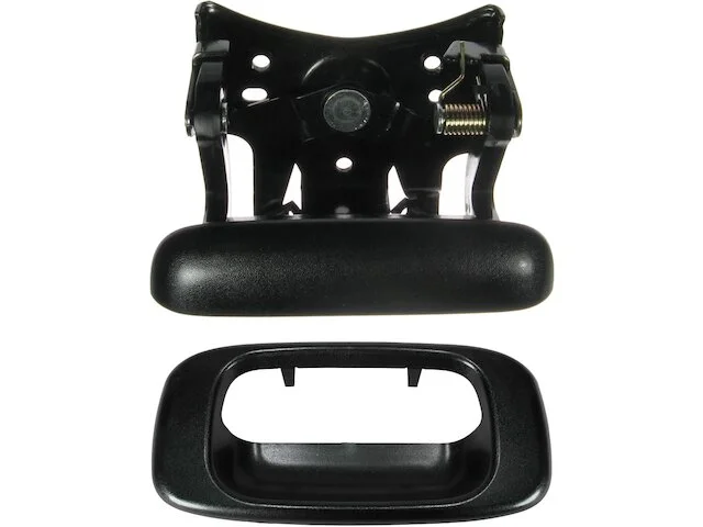 Tailgate Handle and Bezel Kit - Textured Black - Compatible with 1999 - 2006 Chevy Silverado 1500 2000 2001 2002 2003 2004 2005