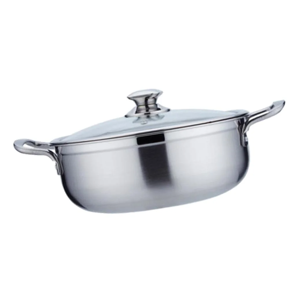 Stainless Steel Hot Pot Soup Pot Universal Pot Large Induction
