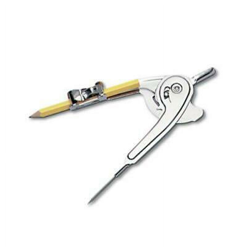 2PK Charles Leonard Ball Bearing Compass with Traditional Pointed Tip, 12