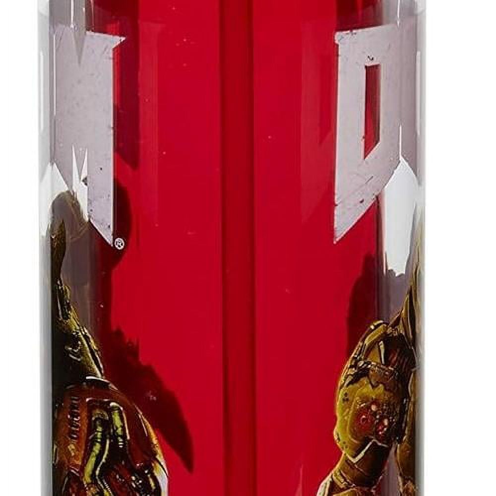 DOOM Cyberdemon 16Oz Double Walled Plastic Water Bottle