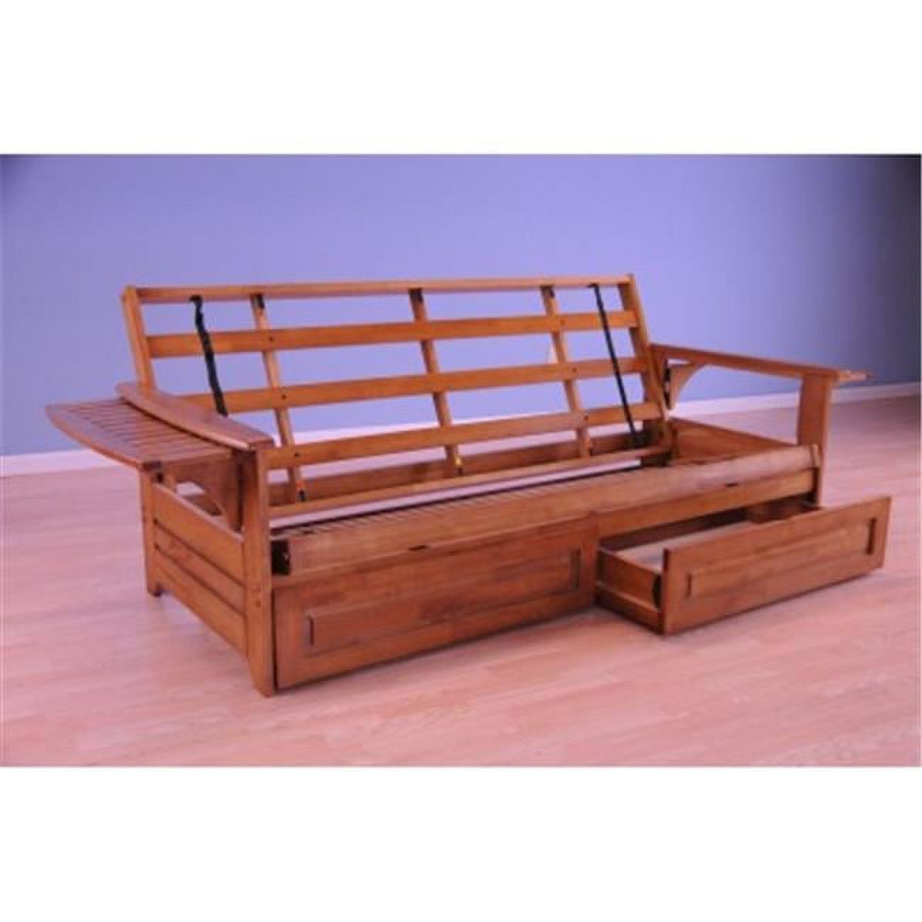 Kodiak Furniture Phoenix Hardwood Frame with Storage Drawers in Barbados Red